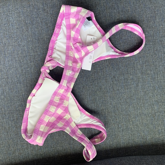 NWT Oversize Matte Gingham Bikini - Size M - Picture 5 of 12